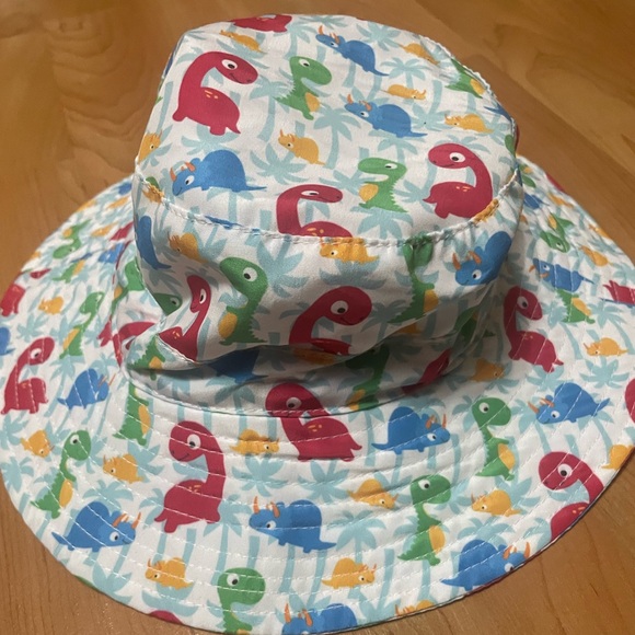 Toddler Bucket Sun Hat Dinosaurs Adjustable - Picture 4 of 7